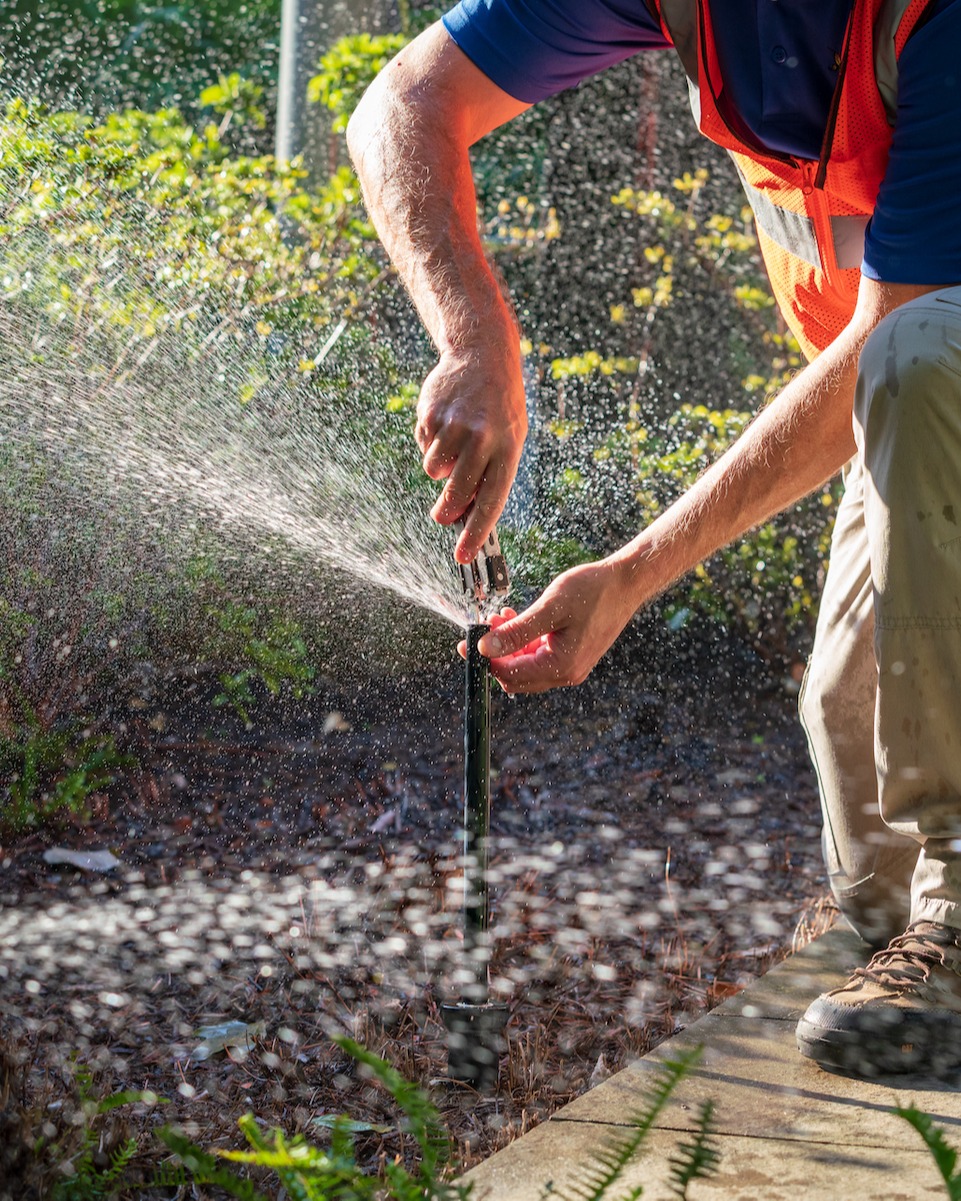 commercial irrigation line repair